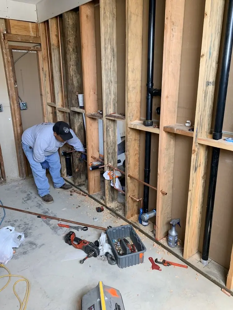 Commercial rough-in plumbing for Water Heater Replacement in University Hills
